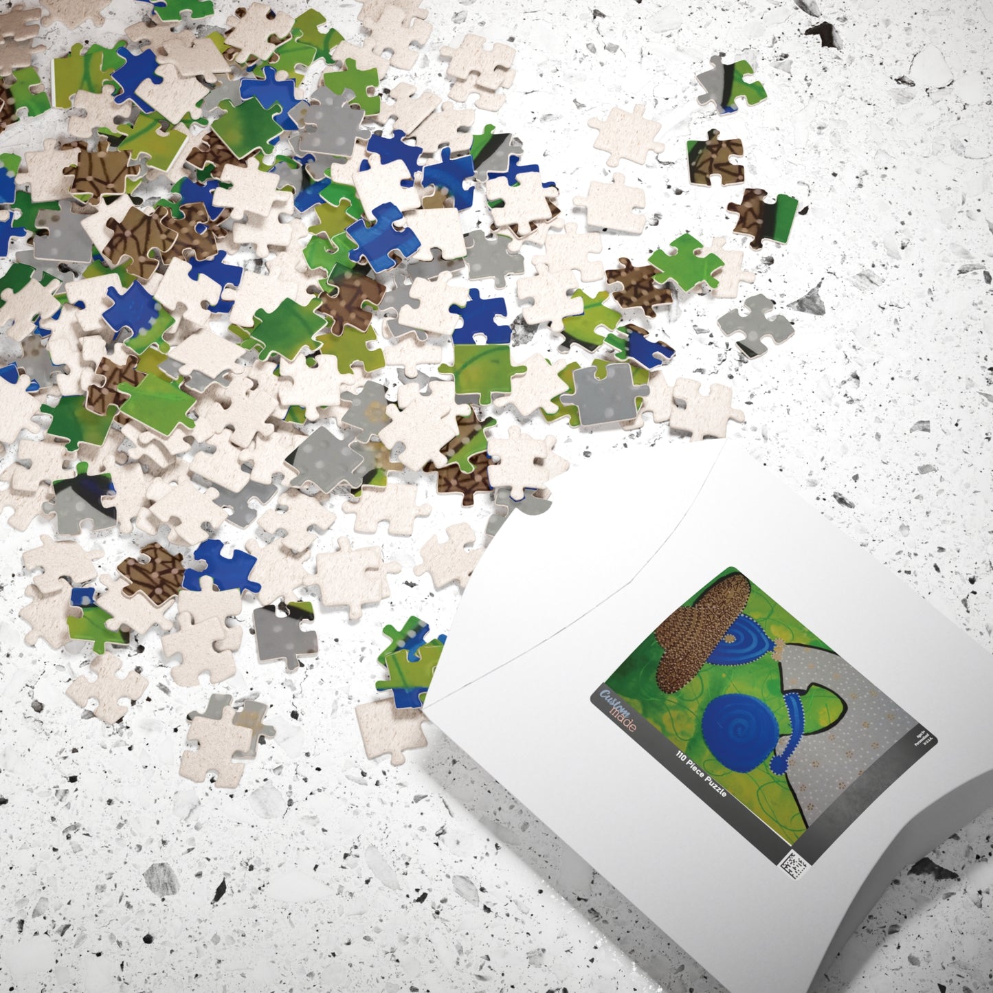 Blue Dot Puzzle (110, 252, 520, 1014-piece)
