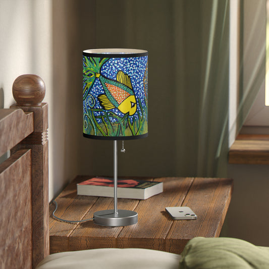 Decorative Lamp with Stand - Illuminate your space with the enchanting world of 'Small Fish, Big Tale' lamp