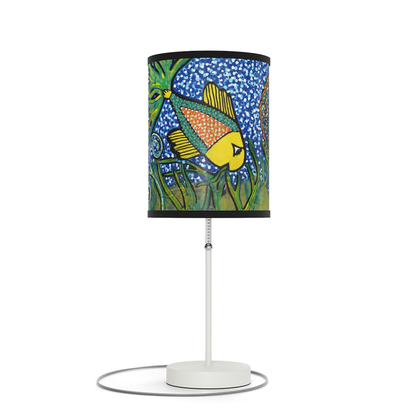 Decorative Lamp with Stand - Illuminate your space with the enchanting world of 'Small Fish, Big Tale' lamp