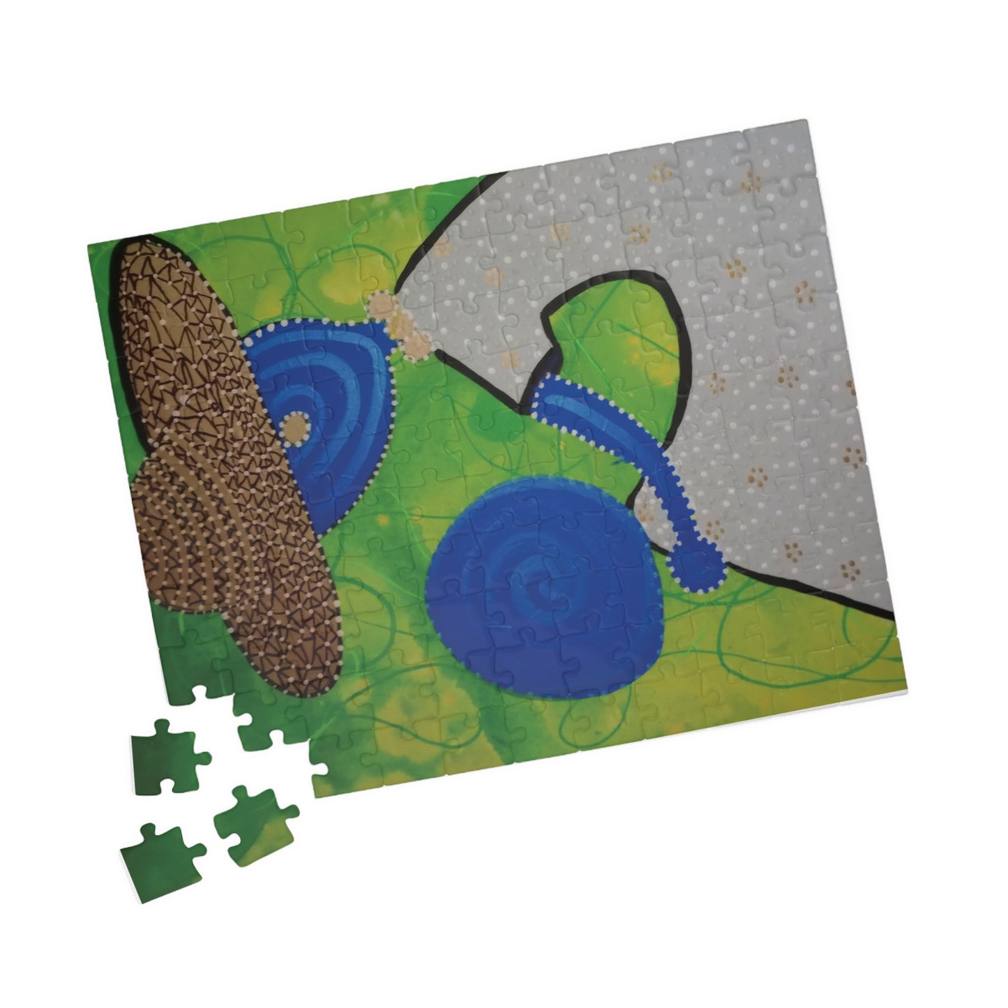 Blue Dot Puzzle (110, 252, 520, 1014-piece)