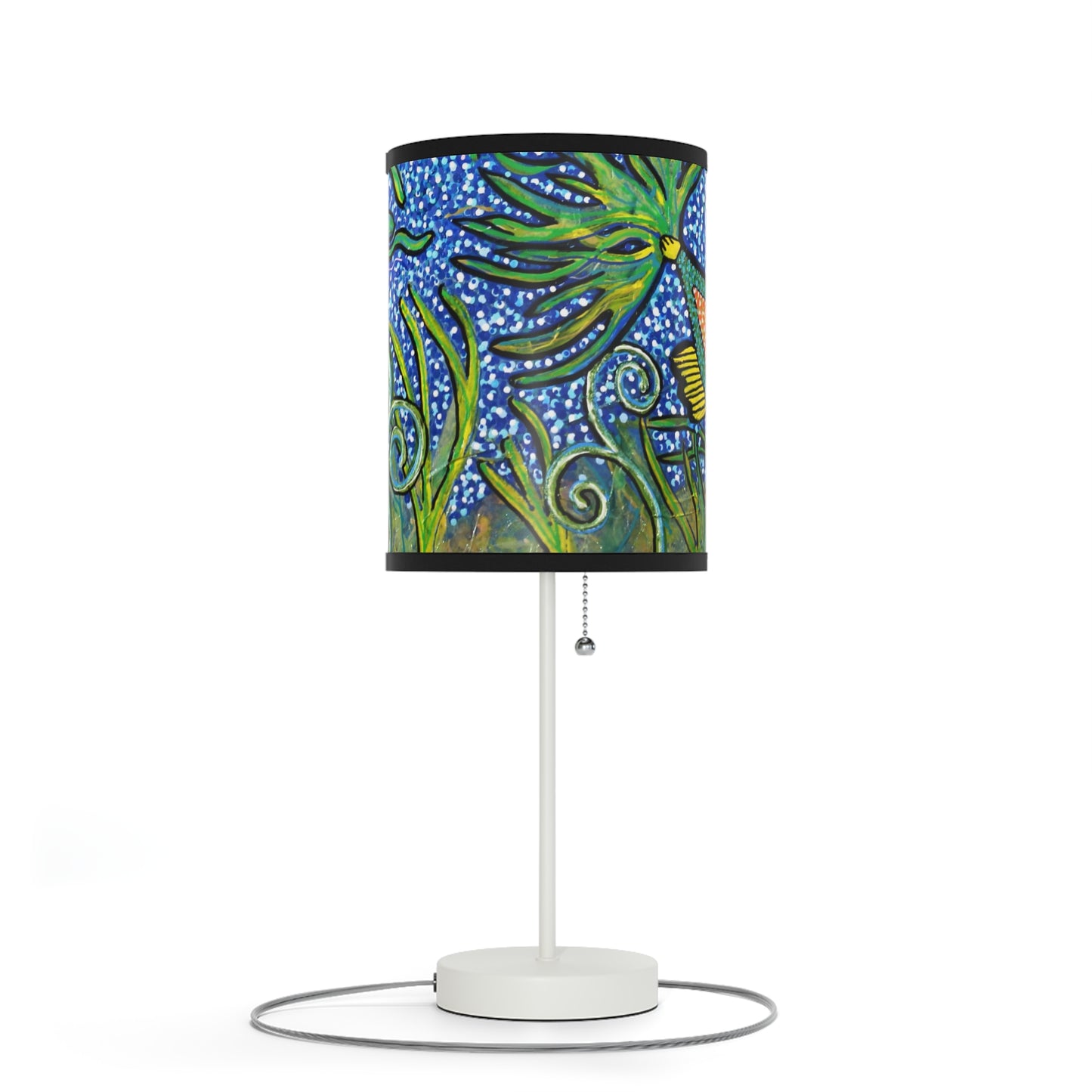 Decorative Lamp with Stand - Illuminate your space with the enchanting world of 'Small Fish, Big Tale' lamp